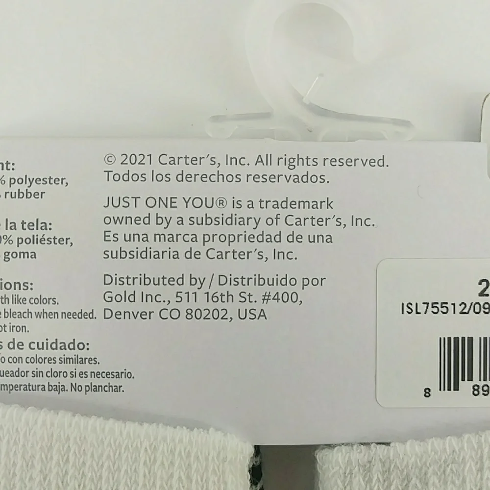 ⭐3/$30 NWT Carter's My First Halloween Socks Slipper Set Pumpkin Stripes 0-6